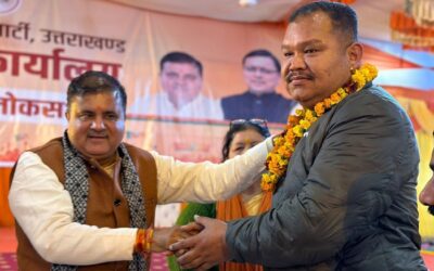 चमोली: नंदानगर में टूटी कांग्रेस की रीढ़, भाजपा में शामिल हुए कांग्रेस के दिग्गज मनोज कठैत–