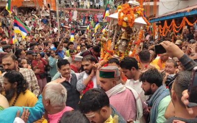 आस्था: ओंकारेश्वर मंदिर से अपने धाम के लिए रवाना हुए बाबा केदारनाथ–