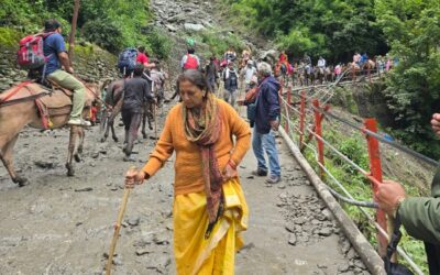 आपदा: केदारनाथ मार्ग पर जंगलचट्टी के पास पहाड़ी से आया मलबा, दो   की मौत–