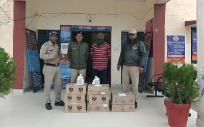 चमोली: पुलिस ने पकड़ा अवैध अंग्रेजी शराब का जखीरा, एक युवक को किया गिरफ्तार–