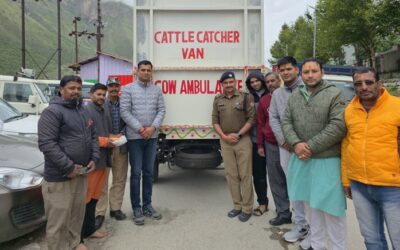 चमोली: गोवंश पकड़ने के लिए नगर पंचायत बदरीनाथ की वाहन सेवा हुई शुरू–