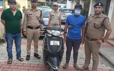 चमोली: पु​लिस ने 24 घंटे के भीतर पकड़ा स्कूटी चोर, स्कूटी भी की बरामद, पढ़ें पूरी खबर–