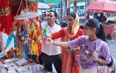 ऑनलाइन ने चौपट कर दिया राखियों का बाजार, सूनींपड़ी रही रखियों की दुकानें–