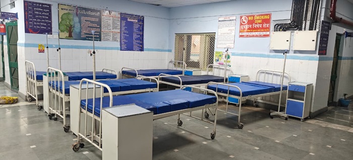 चमोली: गोपेश्वर जिला अस्पताल में बेड हुए फुल, सीएमएस ने लगवाए 16 अतिरिक्त बेड–