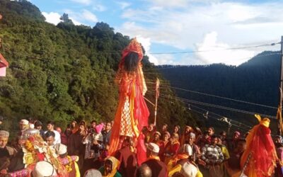 मां कालिंका देवी की दिवारा यात्रा हुई शुरू, भरकी कालिंका मेदयूल धार की देवी ने भक्तों को दिए दिव्य दर्शन–