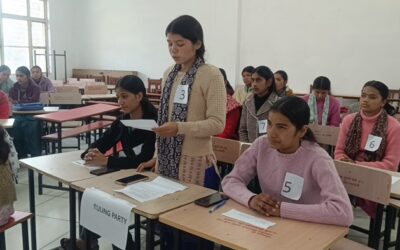 नंदानगर: शहीद जगदीश प्रसाद पुरोहित राजकीय महाविद्यालय नंदानगर में आयोजित हुई युवा संसद–