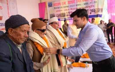 रुद्रप्रयाग: राज्य स्थापना की 25वीं वर्षगांठ पर रजत जयंती पर राज्य आंदोलनकारियों का भव्य समारोह हुआ आयोजित–