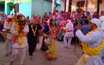 चमोली: नैल-कुड़ाव गांव में पांडव नृत्य की धूम, जागरों के बीच अर्जुन ने कर्ण का किया वध–