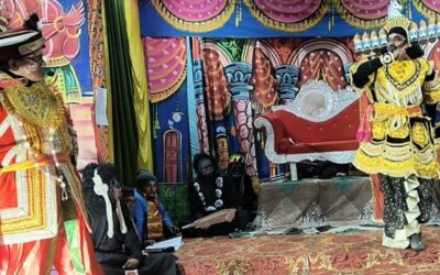 चमोली: सल्ला रैतोली गांव की रामलीला में 85 साल के बुजुर्ग जानकी प्रसाद मिश्रा ने किया रावण का जोरदार अभिनय, जमाया रंग–