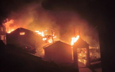 चमोली: नीती घाटी के मेहरगांव में मकानों में भड़की आग, चार मकान हुई स्वाह–