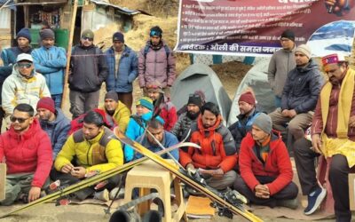 मिशन औली: गढ़वाल सांसद अनिल बलूनी से हुई आंदोलनकारियों की वार्ता–