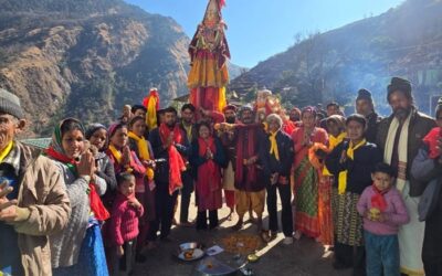 आस्था: मां कालिंकामेद्यूल देवी का गांव-गांव में हो रहा भव्य स्वागत, ध्या​णियों ने भेंट की श्रृंगार सामग्री–