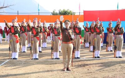 चमोली: गणतंत्र दिवस की परेड के लिए भव्य तरीके से सजाया गया गोपेश्वर का पुलिस मैदान–