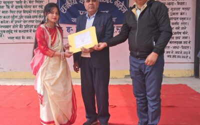 सम्मान: राजकीय इंटर कॉलेज पठालीधार में छात्रा सानिया और छात्र ऋ​तिक को किया पुरस्कृत–