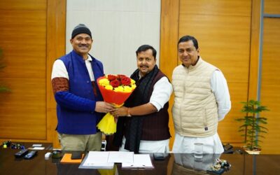 मंत्रणा: पूर्व कैबिनेट मंत्री राजेंद्र भंडारी ने की भाजपा के राष्ट्रीय अध्यक्ष से ​शिष्टाचार भेंट–