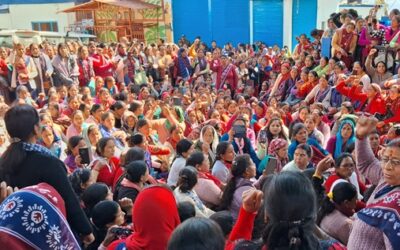 चमोली: विभिन्न मांगों को लेकर आंगनबाड़ी कार्यकर्ताओं ने सड़क से लेकर कलेक्ट्रेट परिसर तक किया जुलूस-प्रदर्शन–