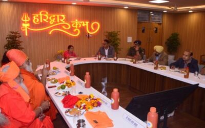 हरिद्वार: कुंभ मेला-2027 को लेकर मेला प्रशासन ने की अखाड़ों के साथ बैठक–