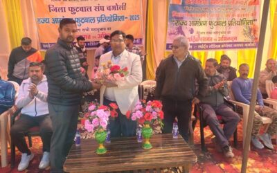 चमोली: गोपेश्वर स्पोर्ट्स स्टेडियम में राज्य आमंत्रण फुटवॉल प्रतियोगिता हुई शुरु–