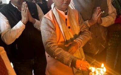 आस्था: मां नंंदा के सिद्धपीठ कुरुड़ पहुंचे लैंसडाउन के विधायक महंत दिलीप रावत, किए मां नंंदा के दर्शन–