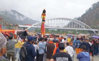 चमोली: रिमझिम बारिश के बीच आयोजित हुआ समुद्र मंथन, चारों ओर गूंजे मां चंडिका के उदघोष–