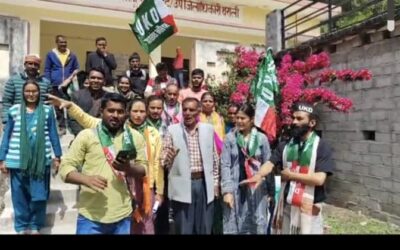 आक्रोश: वन विभाग की अतिक्रमण को लेकर कार्रवाई का बमोटिया गांव के ग्रामीणों ने किया विरोध–