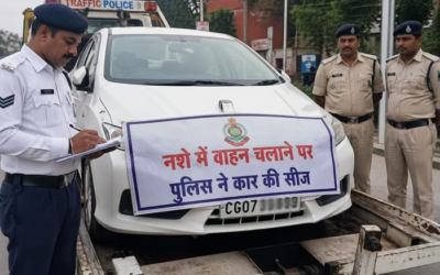 चमोली: नशे में वाहन चलाने पर पुलिस ने कार की सीज, पुलिस का चेकिंग अ​भियान जारी–
