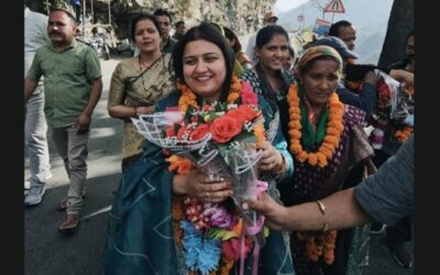 खुशी: ग्राम प्रधान संगठन की प्रदेश अध्यक्ष योगिता रावत का जगह-जगह हुआ फूल मालाओं से स्वागत–