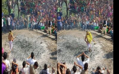 गुप्तकाशी के जाख देवता मंदिर में आज धधकते अंगारों में नृत्य करेंगे जाख देवता–