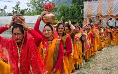 आस्था: कलश यात्रा के साथ अनसूया मंदिर में लक्ष महायज्ञ और श्रीमद देवी भागवत कथा शुरू–