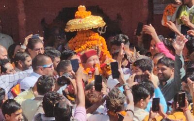 चमोली: मध्य हिमालय के लिए रवाना हुई भगवान रुद्रनाथ की देव डोली–