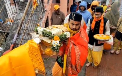 चमोली: जैठ पूजे परंपरा के तहत बामणी गांव पहुंचे श्री कुबेर जी, नंदा व उर्वशी माता मंदिरों में हुई पूजा-अर्चना–