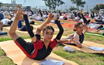 “स्वस्थ आयु के लिए योग” थीम के साथ चमोली में उत्साहपूर्वक मनाया गया 12वांअंतर्राष्ट्रीय योग दिवस–