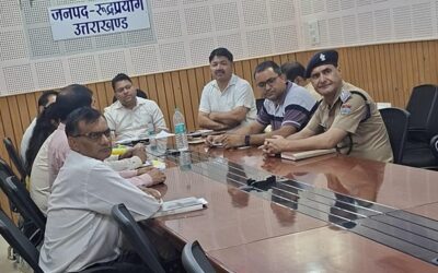 रुद्रप्रयाग: भारी वर्षा को लेकर प्रशासन अलर्ट, जिलाधिकारी ने अधिकारियों को दिए सतर्क रहने के निर्देश–