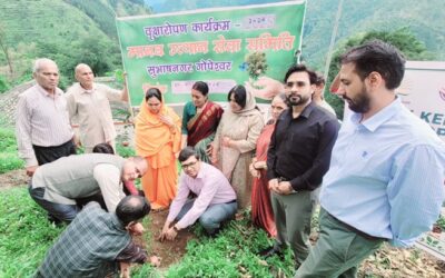 चमोली: मानव उत्थान सेवा समिति ने केंद्रीय विद्यालय गोपेश्वर परिसर में रोपे फलदार व देवदार के पौधे–