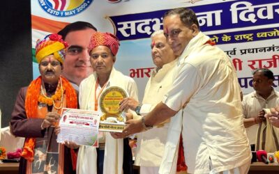 चमोली: राजीव गांधी गौरव अवार्ड से सम्मानित हुए मानवा​धिकारएसो​सिएशन के जिलाध्यक्ष डॉ. जसवंत लाल–
