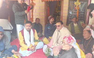 चमोली: माणा गांव में गणेश गुफा में पूजा अर्चना कर मनाया गणेश जन्मोत्सव–